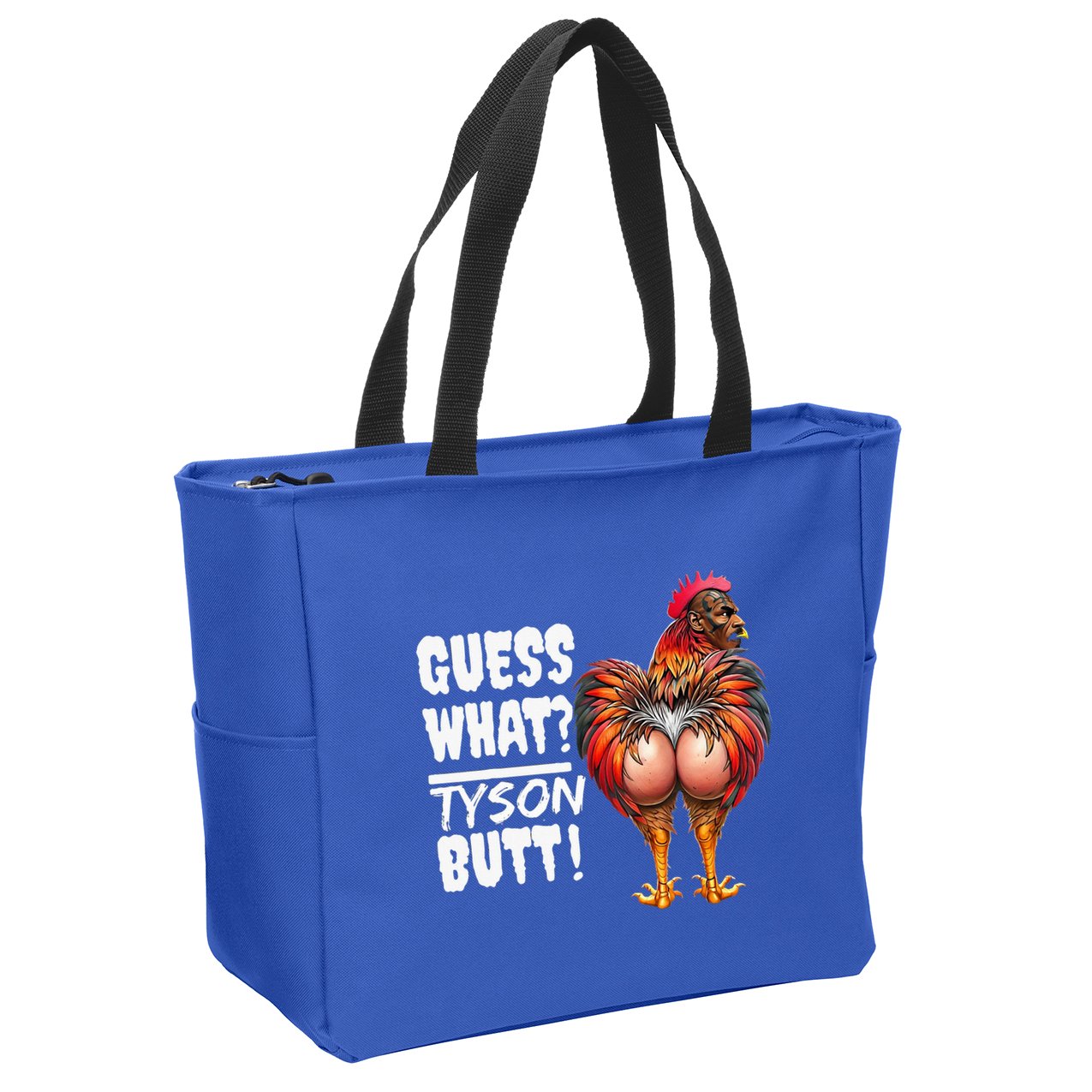 Guess What Tyson Butt Zip Tote Bag