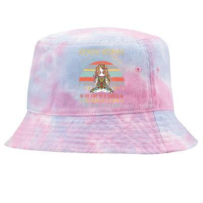 Gemini Woman The Soul Of A Witch Vintage Birthday Tie-Dyed Bucket Hat