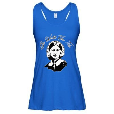 Go With The Flo Florence Nightingale Ladies Essential Flowy Tank