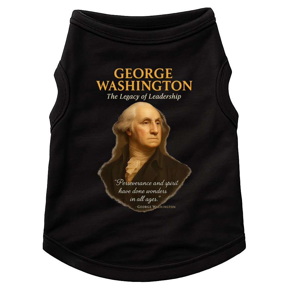 GEORGE WASHINGTON The Legacy Of Leadership Doggie Tank