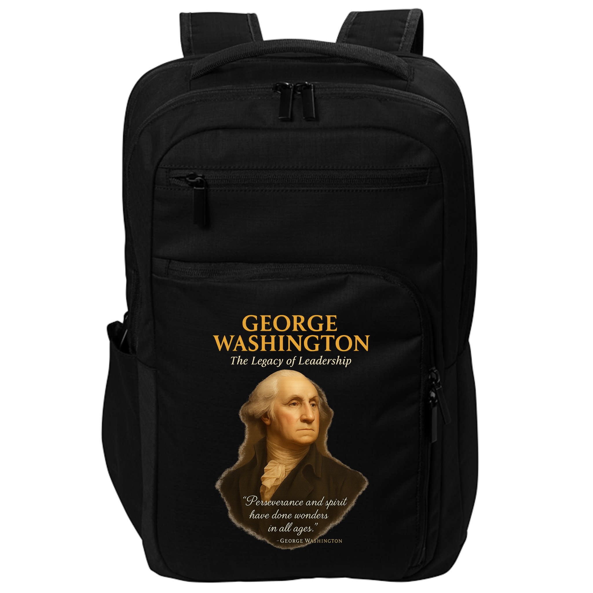 GEORGE WASHINGTON The Legacy Of Leadership Impact Tech Backpack