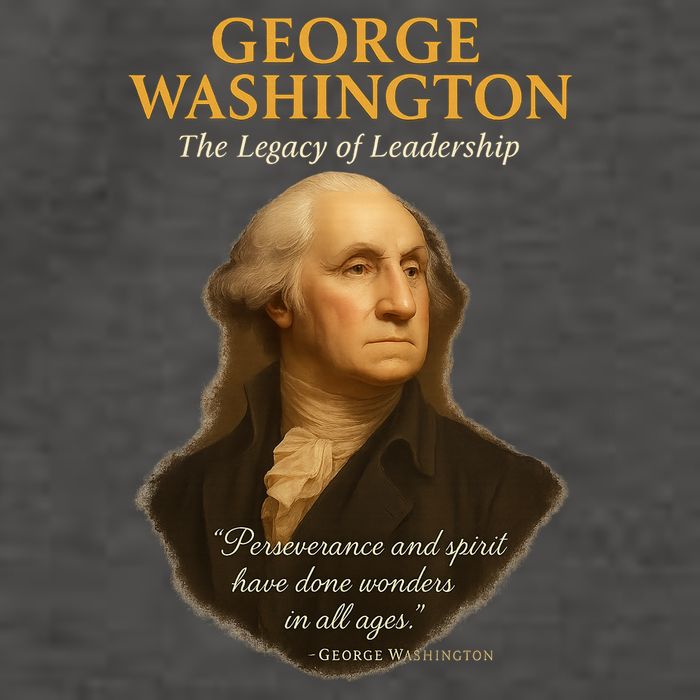 GEORGE WASHINGTON The Legacy Of Leadership Vector Backpack