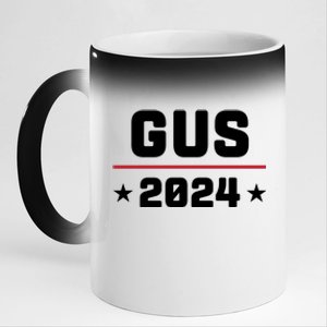 Gus Walz Tim Walz Kamala Harris 11oz Black Color Changing Mug