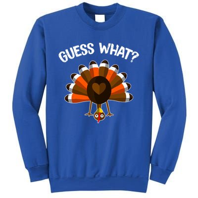 Guess What Turkey Butt Funny Thanksgiving Joke Gift Sweatshirt