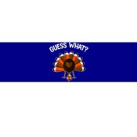 Guess What Turkey Butt Funny Thanksgiving Joke Gift Bumper Sticker