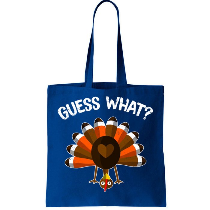 Guess What Turkey Butt Funny Thanksgiving Joke Gift Tote Bag