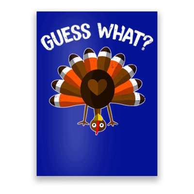 Guess What Turkey Butt Funny Thanksgiving Joke Gift Poster