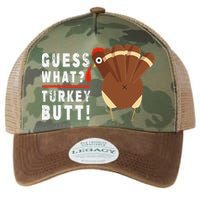 Guess What Turkey Pilgrim Funny Thanksgiving Legacy Tie Dye Trucker Hat