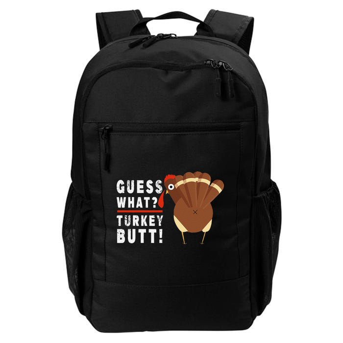 Guess What Turkey Pilgrim Funny Thanksgiving Backpack
