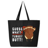 Guess What Turkey Pilgrim Funny Thanksgiving 25L Jumbo Tote