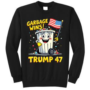 Garbage Wins Trump 47 Team Garbage For Trump 2024 Elections Sweatshirt