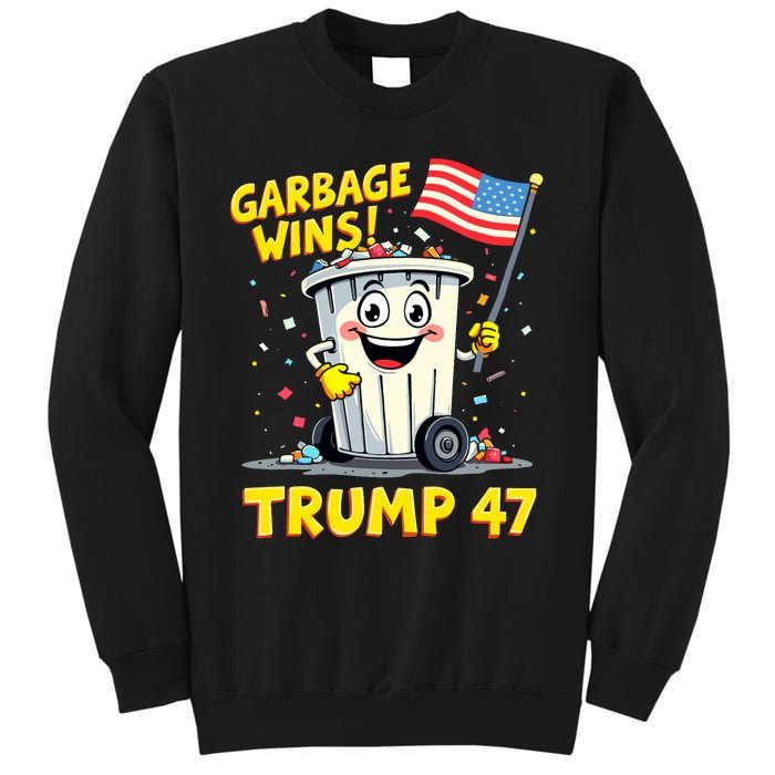 Garbage Wins Trump 47 Team Garbage For Trump 2024 Elections Sweatshirt