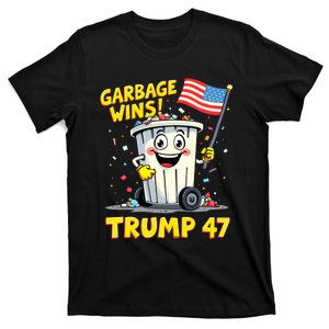 Garbage Wins Trump 47 Team Garbage For Trump 2024 Elections T-Shirt