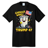 Garbage Wins Trump 47 Team Garbage For Trump 2024 Elections Tall T-Shirt