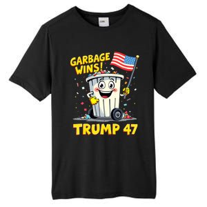 Garbage Wins Trump 47 Team Garbage For Trump 2024 Elections Tall Fusion ChromaSoft Performance T-Shirt