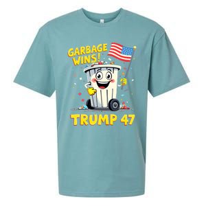 Garbage Wins Trump 47 Team Garbage For Trump 2024 Elections Sueded Cloud Jersey T-Shirt