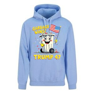 Garbage Wins Trump 47 Team Garbage For Trump 2024 Elections Unisex Surf Hoodie