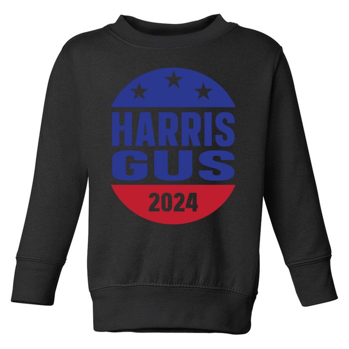 Gus Walz Tim Walz Kamala Harris Toddler Sweatshirt