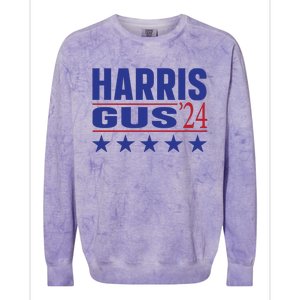 Gus Walz Tim Walz Kamala Harris Colorblast Crewneck Sweatshirt