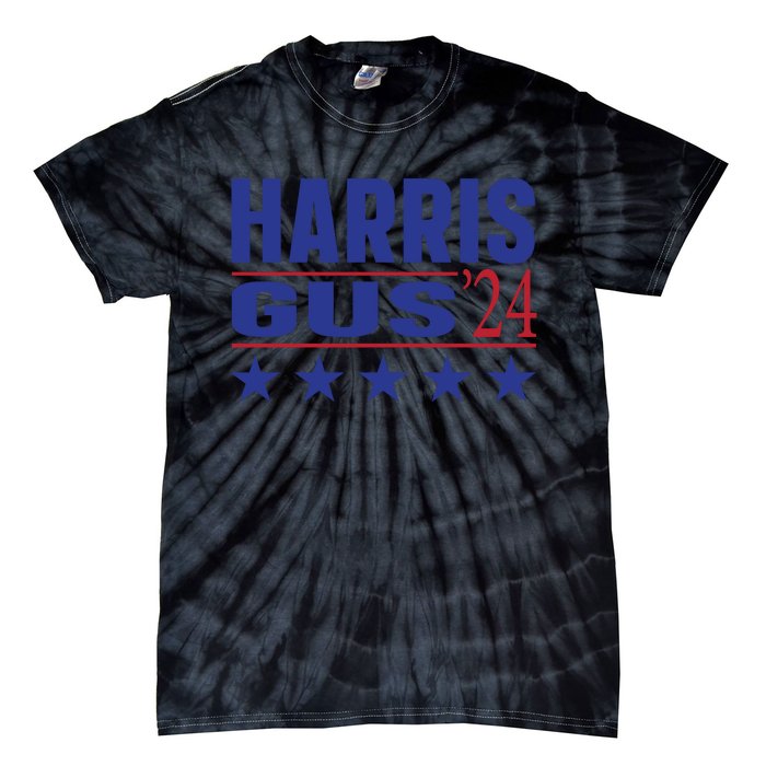 Gus Walz Tim Walz Kamala Harris Tie-Dye T-Shirt