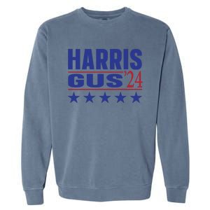 Gus Walz Tim Walz Kamala Harris Garment-Dyed Sweatshirt