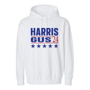 Gus Walz Tim Walz Kamala Harris Garment-Dyed Fleece Hoodie