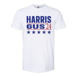 Gus Walz Tim Walz Kamala Harris Softstyle CVC T-Shirt