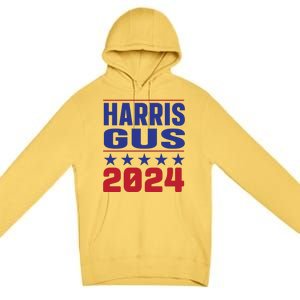 Gus Walz Tim Walz Kamala Harris Premium Pullover Hoodie