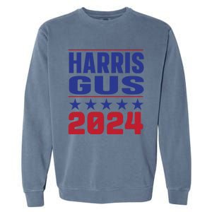 Gus Walz Tim Walz Kamala Harris Garment-Dyed Sweatshirt