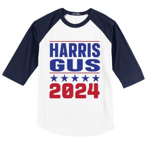 Gus Walz Tim Walz Kamala Harris Baseball Sleeve Shirt