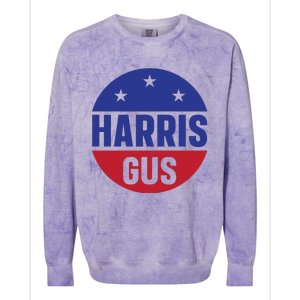 Gus Walz Tim Walz Kamala Harris Colorblast Crewneck Sweatshirt