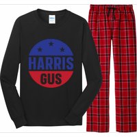 Gus Walz Tim Walz Kamala Harris Long Sleeve Pajama Set