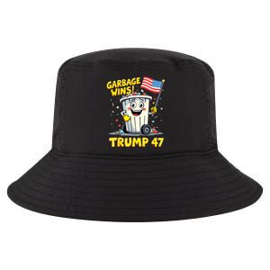 Garbage Wins Trump 47 Team Garbage For Trump 2024 Elections Cool Comfort Performance Bucket Hat