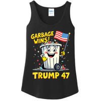 Garbage Wins Trump 47 Team Garbage For Trump 2024 Elections Ladies Essential Tank