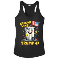 Garbage Wins Trump 47 Team Garbage For Trump 2024 Elections Ladies PosiCharge Competitor Racerback Tank