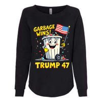 Garbage Wins Trump 47 Team Garbage For Trump 2024 Elections Womens California Wash Sweatshirt