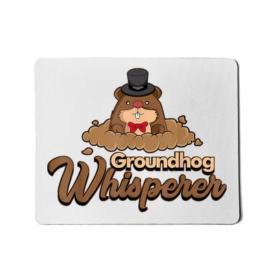 Groundhog Whisperer Tee Funny Groundhog Forecasting Mousepad