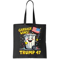 Garbage Wins Trump 47 Team Garbage For Trump 2024 Elections Tote Bag