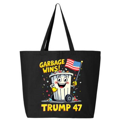 Garbage Wins Trump 47 Team Garbage For Trump 2024 Elections 25L Jumbo Tote