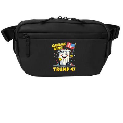 Garbage Wins Trump 47 Team Garbage For Trump 2024 Elections Crossbody Pack