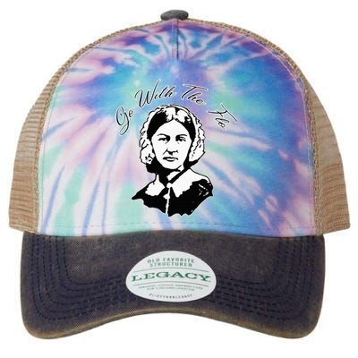 Go With The Flo Florence Nightingale Legacy Tie Dye Trucker Hat