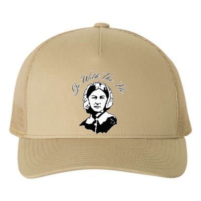 Go With The Flo Florence Nightingale Yupoong Adult 5-Panel Trucker Hat