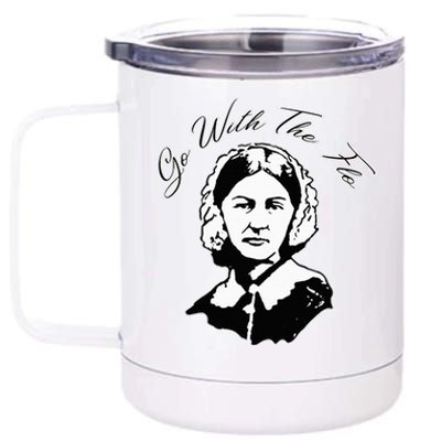 Go With The Flo Florence Nightingale 12 oz Stainless Steel Tumbler Cup