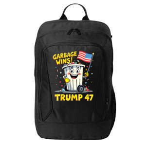 Garbage Wins Trump 47 Team Garbage For Trump 2024 Elections City Backpack