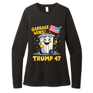 Garbage Wins Trump 47 Team Garbage For Trump 2024 Elections Womens CVC Long Sleeve Shirt