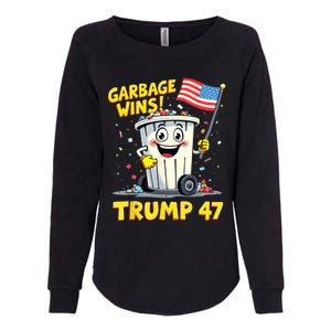 Garbage Wins Trump 47 Team Garbage For Trump 2024 Elections Womens California Wash Sweatshirt