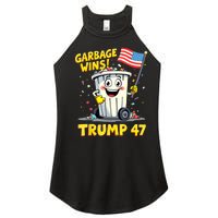 Garbage Wins Trump 47 Team Garbage For Trump 2024 Elections Women's Perfect Tri Rocker Tank