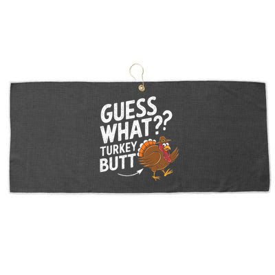 Guess What Turkey Butt Large Microfiber Waffle Golf Towel