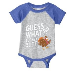 Guess What Turkey Butt Infant Baby Jersey Bodysuit