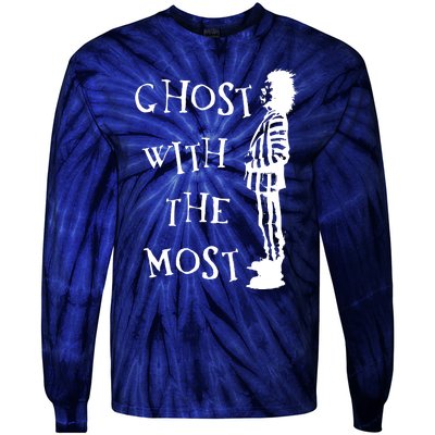 Ghost With The Most Tie-Dye Long Sleeve Shirt